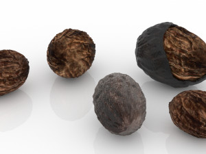 Vegetables and fruits model 3D Modell