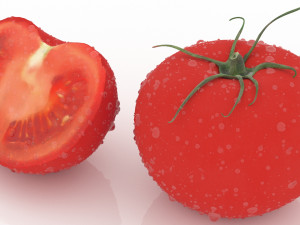 Vegetables and fruits model 3D Modell