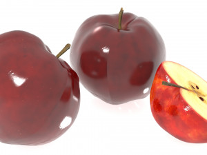 Vegetables and fruits model 3D Model