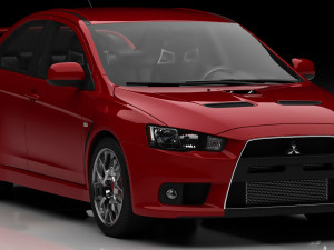 Mitsubishi Lancer Evo X Model 3D