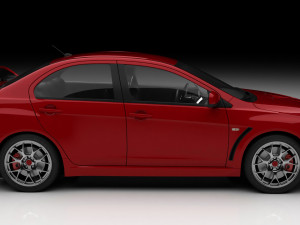 Mitsubishi Lancer Evo X Model 3D