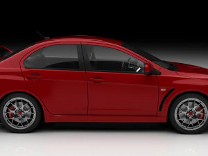 Mitsubishi Lancer Evo X 3D Model