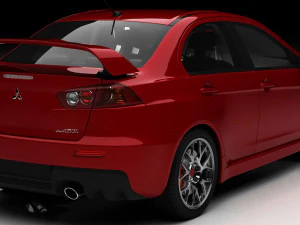 Mitsubishi Lancer Evo X 3D Model