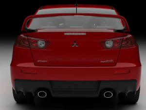 Mitsubishi Lancer Evo X 3D Model