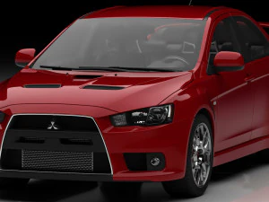 Mitsubishi Lancer Evo X 3D Model