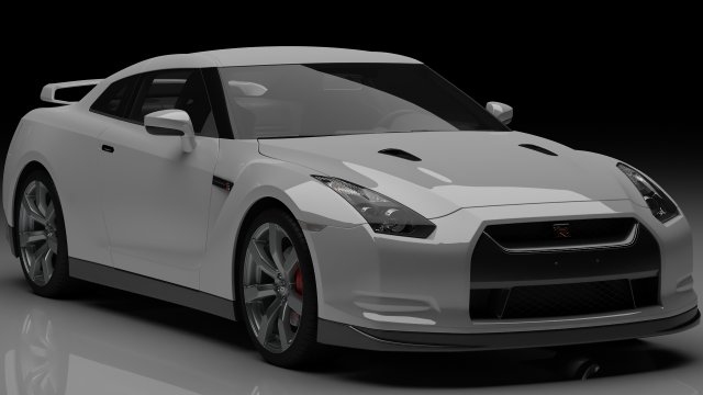 Nissan GT 3D 模型 .c4d .max .obj .3ds .fbx .stl .blend