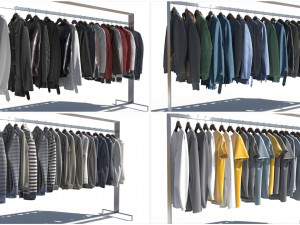 Clothing for the store 3D Model