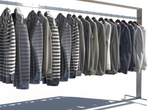 Clothing for the store Modelo 3D