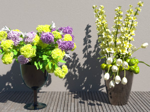 Flowers for the interior Modello 3D