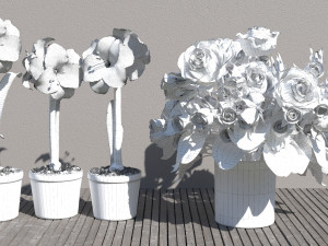 Flowers for the interior Modello 3D