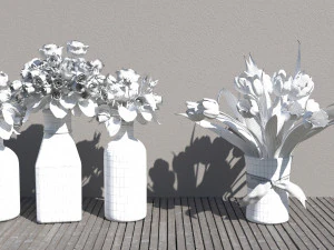 Flowers for the interior 3D Model