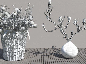 Flowers for the interior 3D Model
