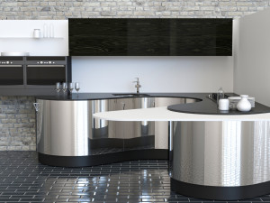 5 kitchen models for your interior All materials and textures are present 3D Model