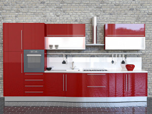 5 kitchen models for your interior All materials and textures are present 3D Model