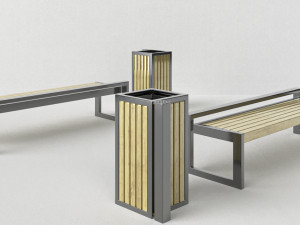 Benches 3D-Modell