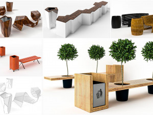 Benches 3D Model