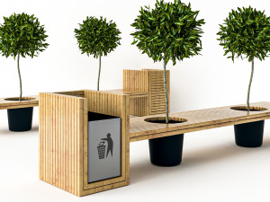 Benches Model 3D