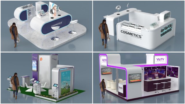 Store Models 3D Model .c4d .max .obj .3ds .fbx .stl .blend 