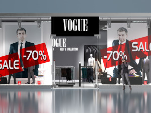 Shop window Model 3D