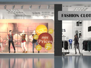 Shop window 3D Model