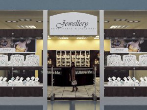 Shop window 3D Model