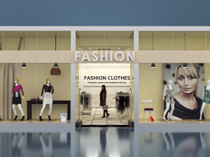 Shop window 3D Model