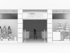 Shop window 3D Model