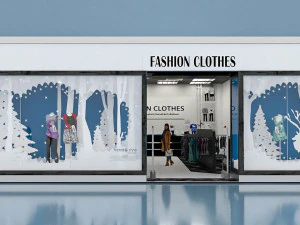 Shop window 3D Model