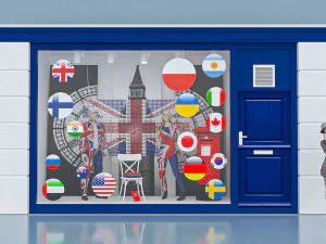 Shop window 3D Model