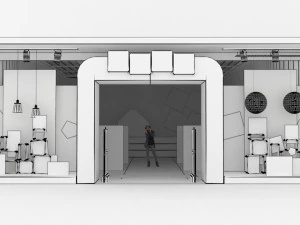 Shop window 3D Model