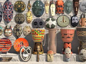 African masks 3D मॉडल