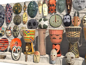 African masks 3D Model