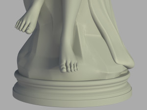 Statue of a woman 3D Model