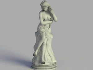 Statue of a woman 3D Model