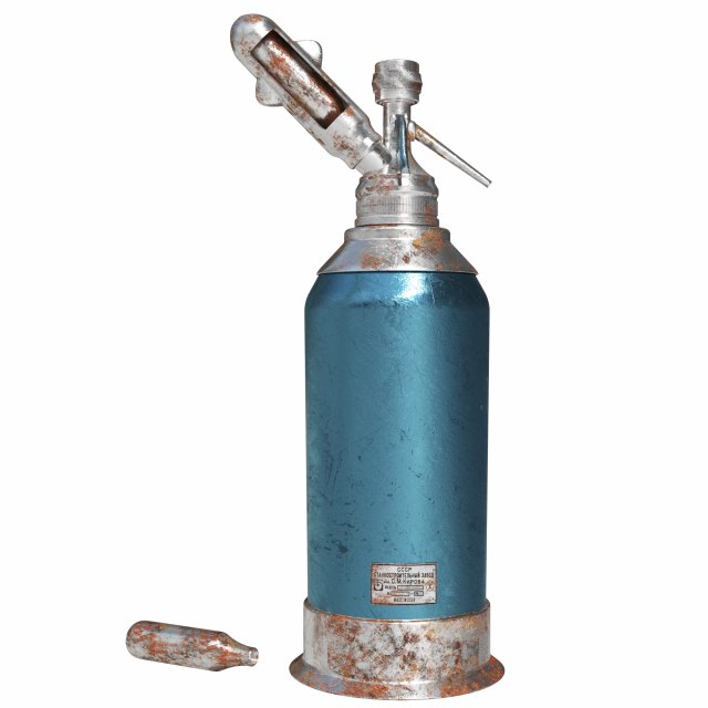 Siphons for carbonation of water As in childhood 3Dモデル .c4d .max .obj .3ds .fbx .stl .blend 