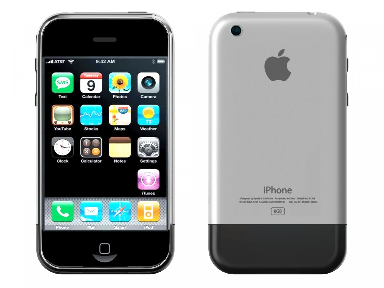 IPhone 2G 3D Model .c4d .max .obj .3ds .fbx .stl .blend 