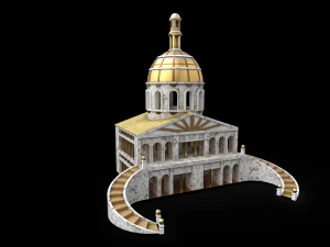 capitólio da torre Modelo 3D