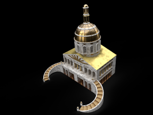 tower capitol Model 3D