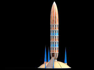 heroes 3 tower magic guild forgamelp 3D Model