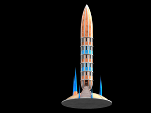 heroes 3 tower magic guild forgamelp Model 3D
