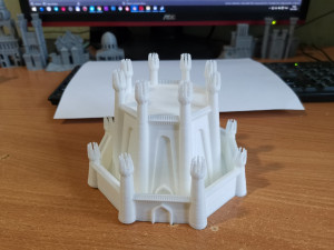 Heroes 3 dungeon castle 3d print Modèles 3D en vedette