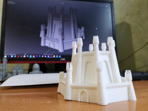 Heroes 3 dungeon castle 3d print Modèles 3D en vedette