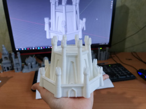 Heroes 3 dungeon castle 3d print Modèles 3D en vedette