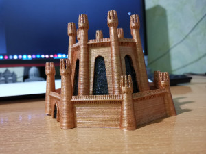 Heroes 3 dungeon castle 3d print Modèles 3D en vedette