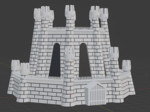 Heroes 3 dungeon castle 3d print Modèles 3D en vedette