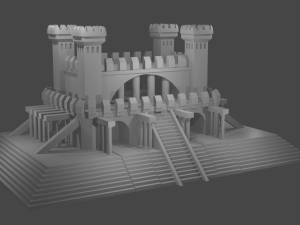 Heroes 3 inferno capitol 3d print 3D Print Model