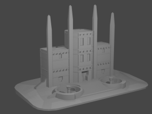 Heroes 3 stronghold capitol 3d print 3D Print Model