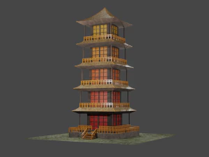 Герои 3, валовая магическая гильдия для Gamelphp 3D Модель