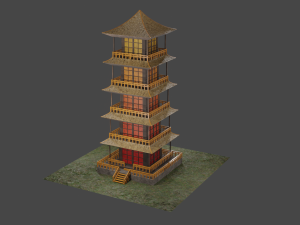 heroes 3 rampart magic guild forgamelphp 3D Model