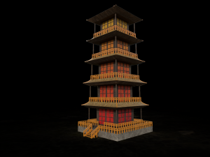 heroes 3 rampart magic guild forgamelphp 3D Model